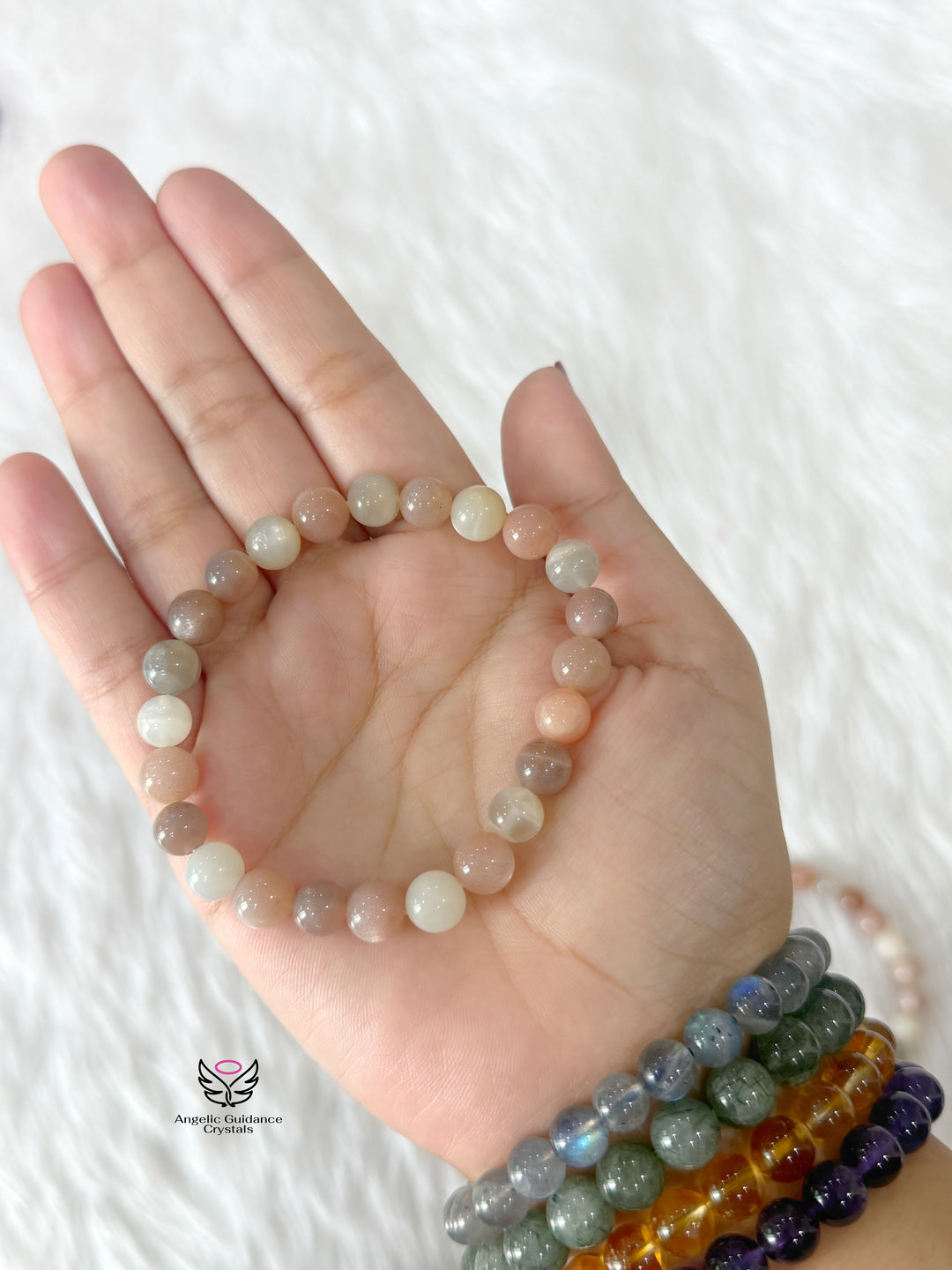 Multi Moonstone Bracelet AAA