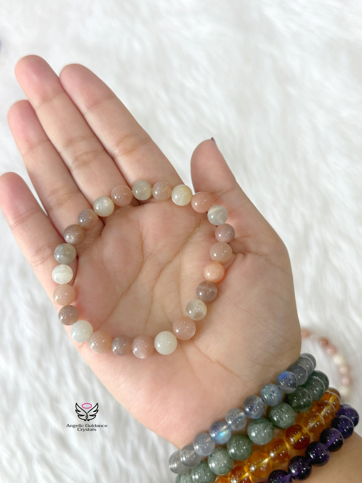 Multi Moonstone Bracelet AAA