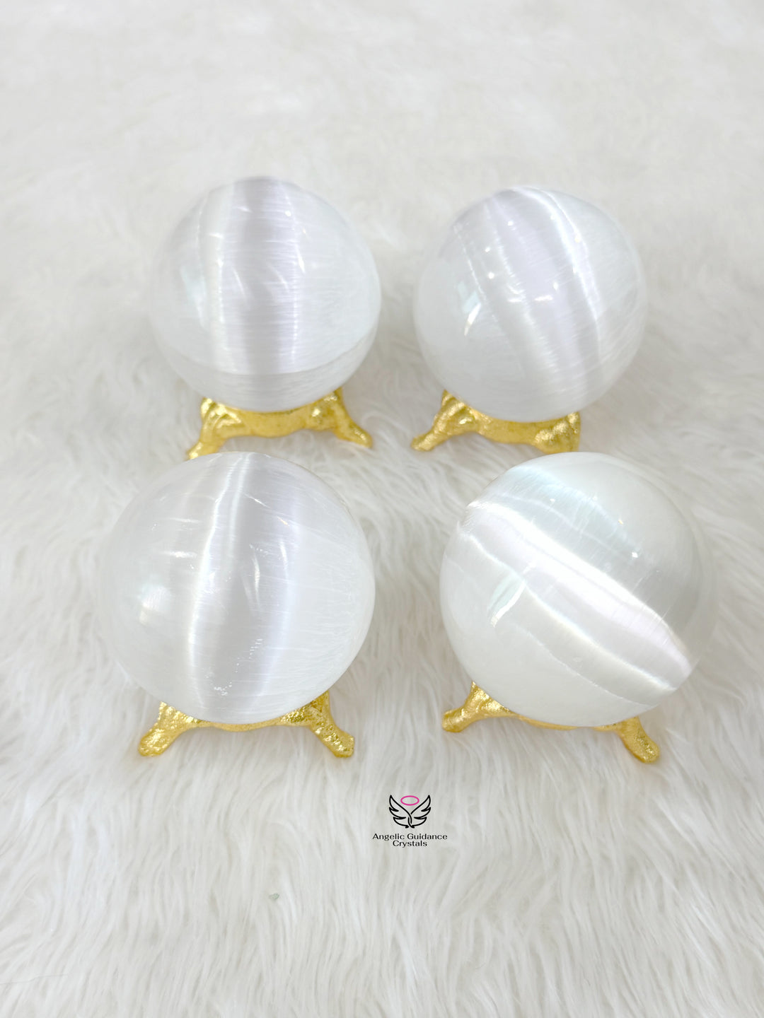Selenite Sphere Medium