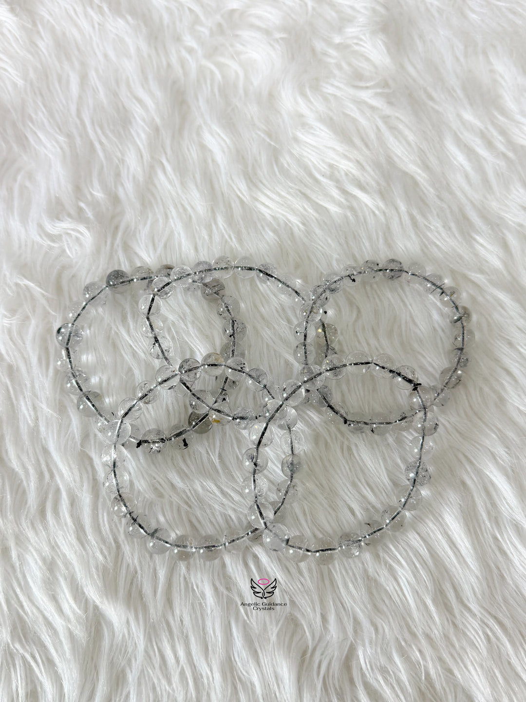Herkimer Diamond Quartz Bracelet 8mm