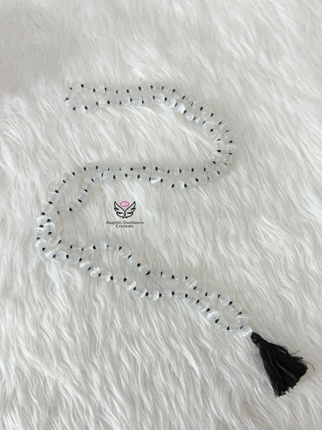 Selenite 108 Beads Mala 8mm