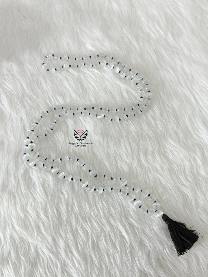 Selenite 108 Beads Mala 8mm
