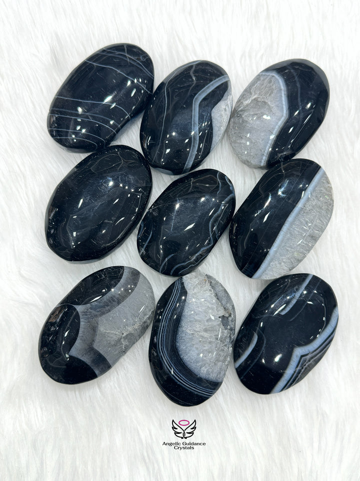 Sulemani Hakik Agate Palm Stone