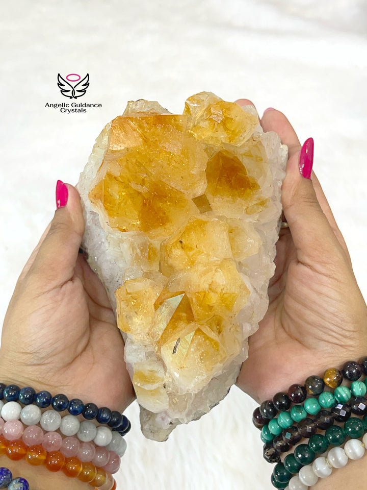 Citrine Cluster Large 2