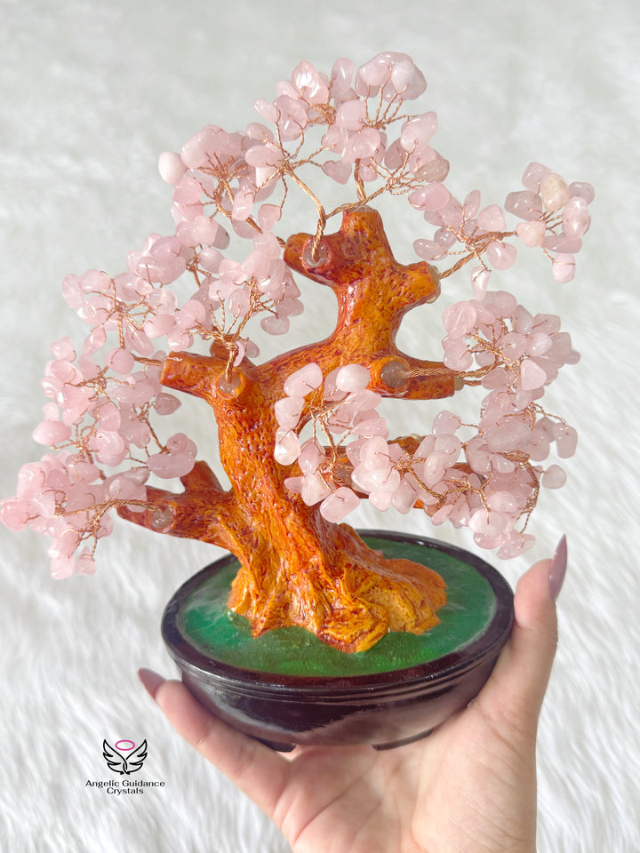 Rose Quartz Love And Harmony Tree