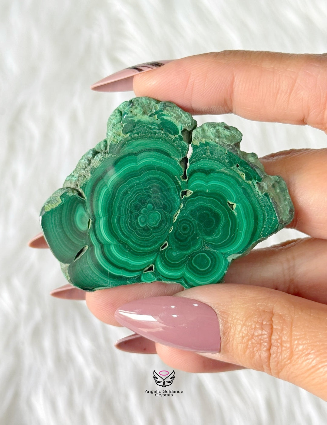 Malachite Raw Slice Small