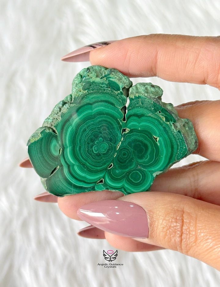 Malachite Raw Slice Small