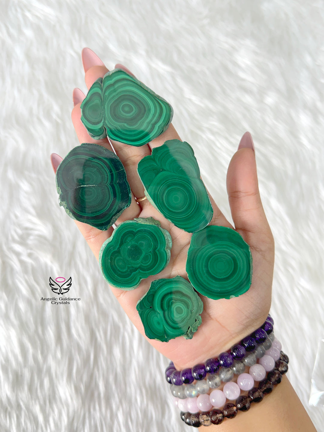 Malachite Raw Slice Small