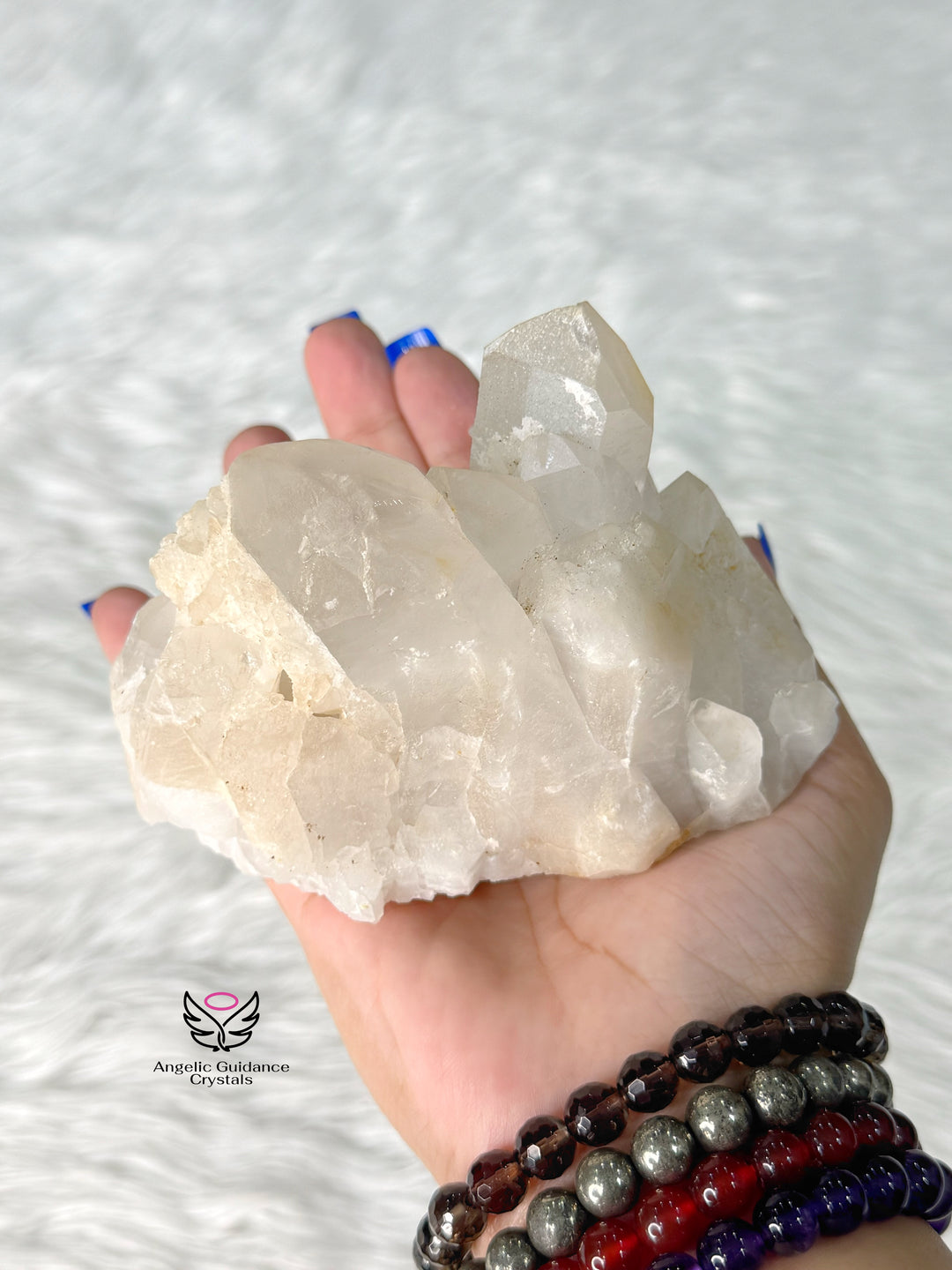 Clear Quartz Lemurian Cluster 7