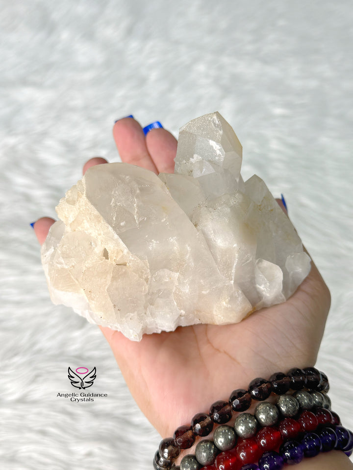 Clear Quartz Lemurian Cluster 7