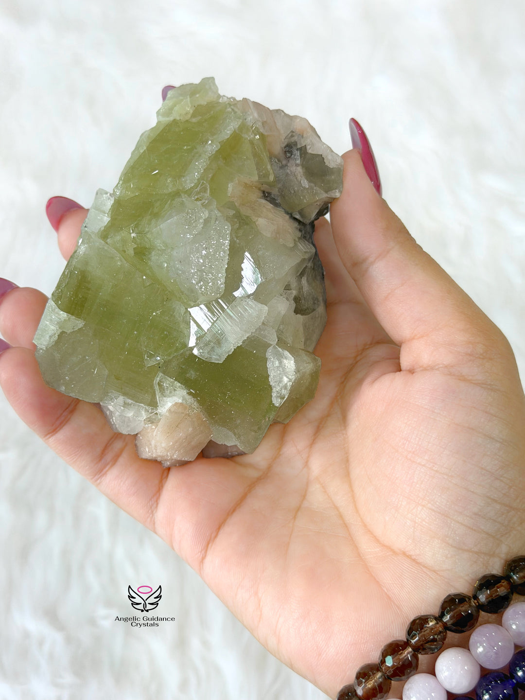 Green Apophyllite Cluster 