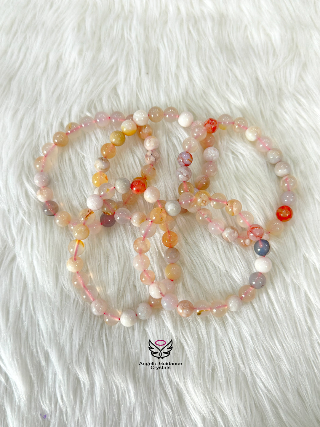 Agate Flower Bracelet