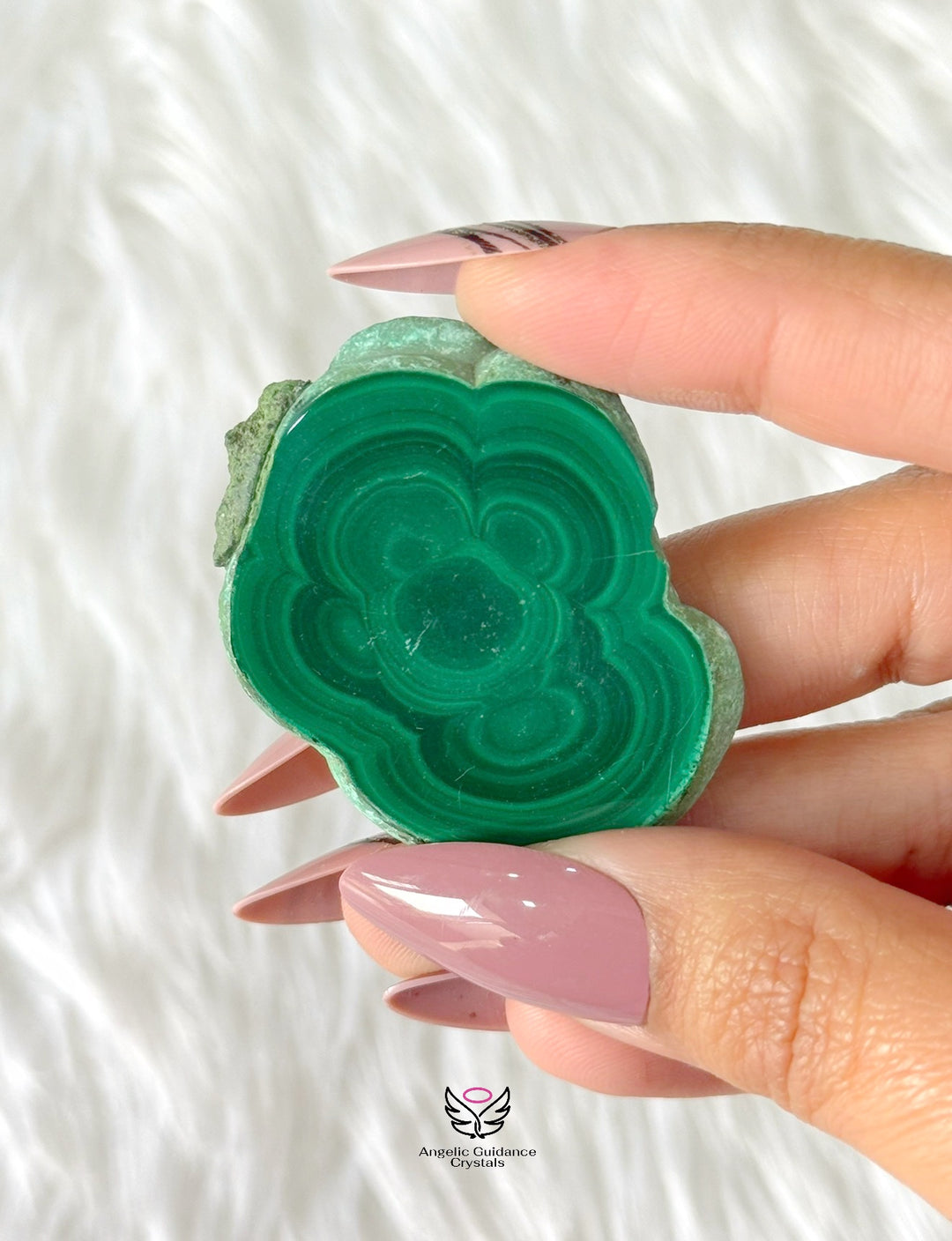 Malachite Raw Slice Small