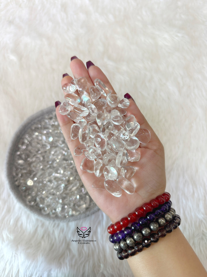 Clear Quartz Tumble XSmall Aaa