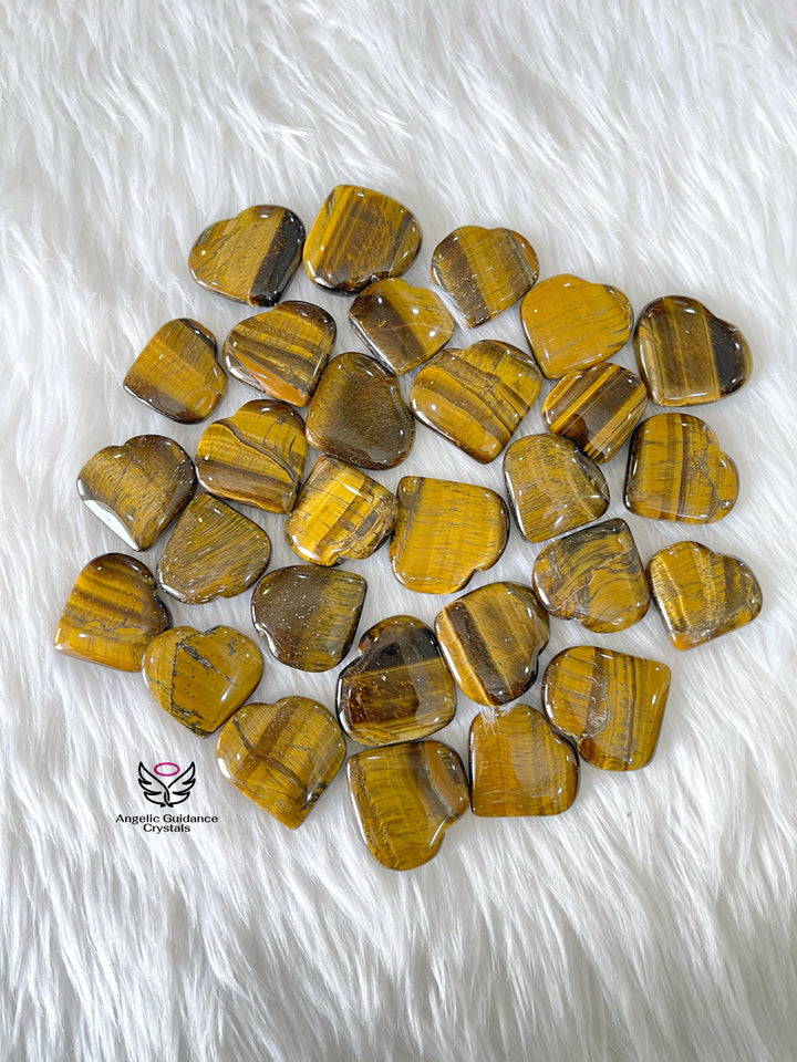 Tigers Eye Heart Small