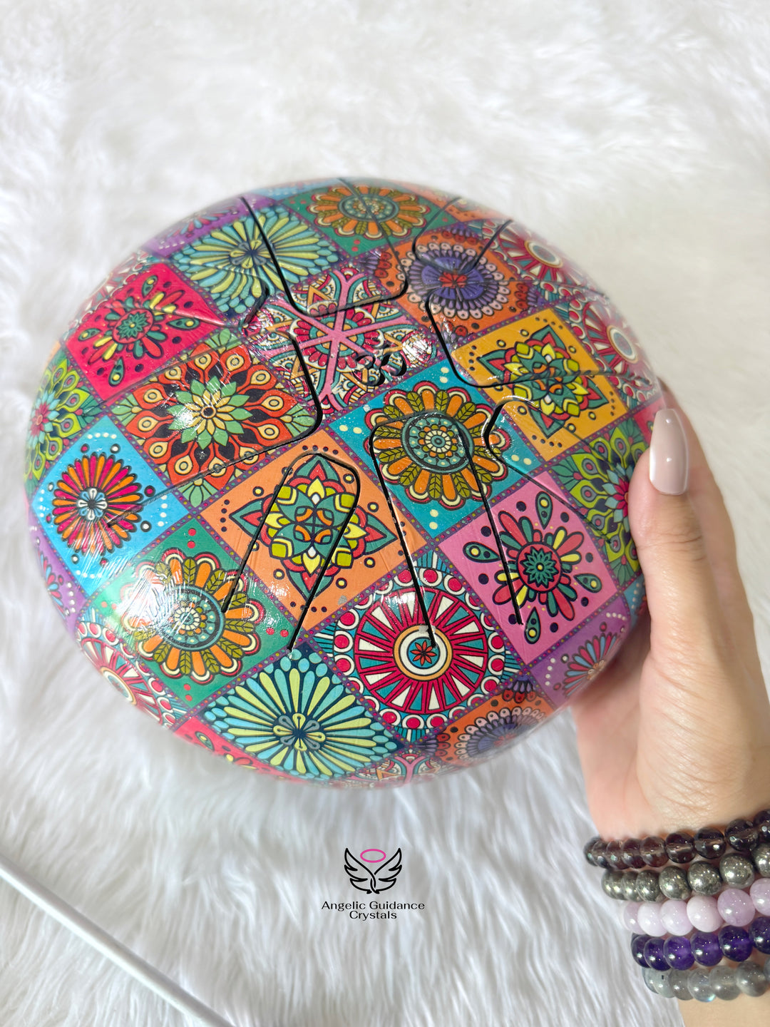 Happy Om Meditation Tongue Drum