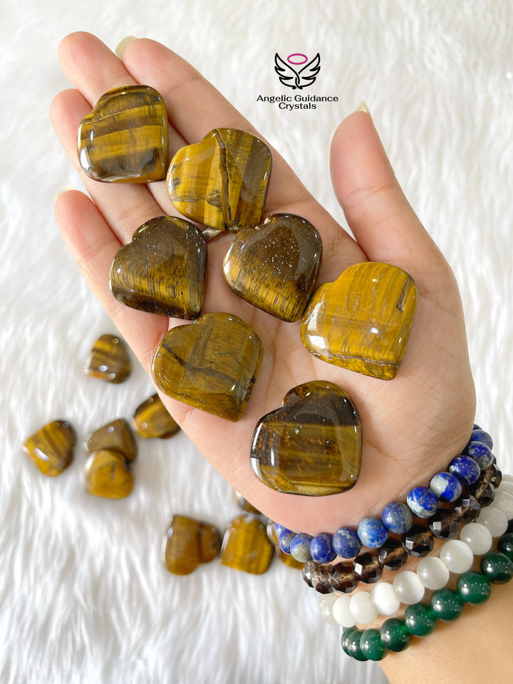 Tigers Eye Heart Small