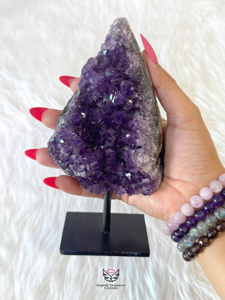 Amethyst Cluster Stand 4