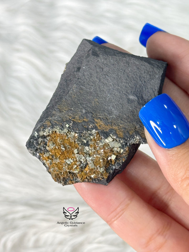 Shungite With Pyrite Rawstone Medium