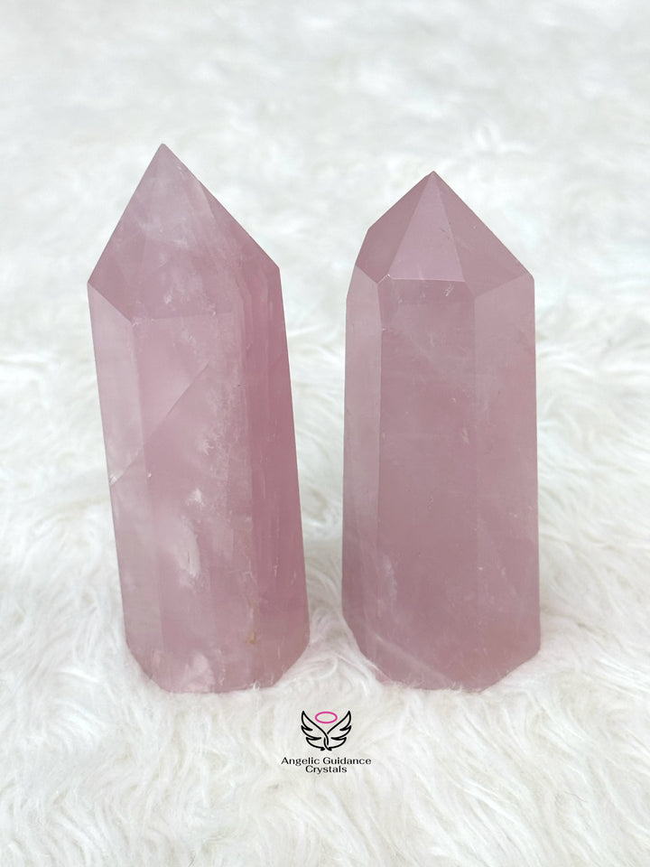 Rose Quartz Large Tower