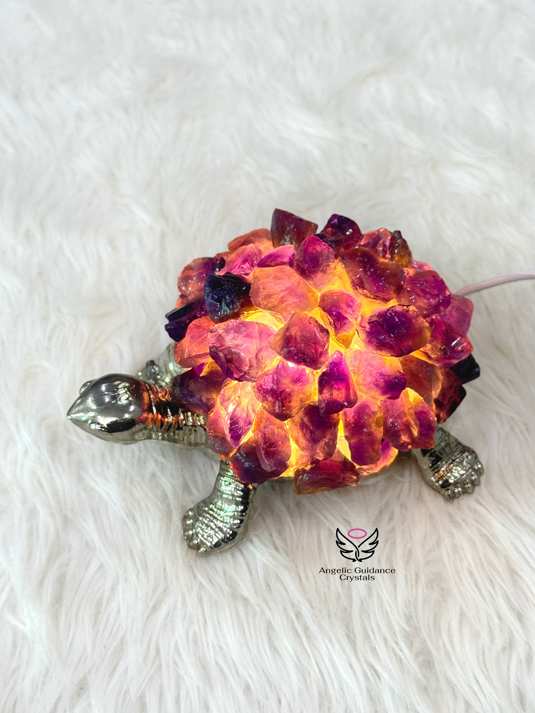 Amethyst Tortoise Lamp 3