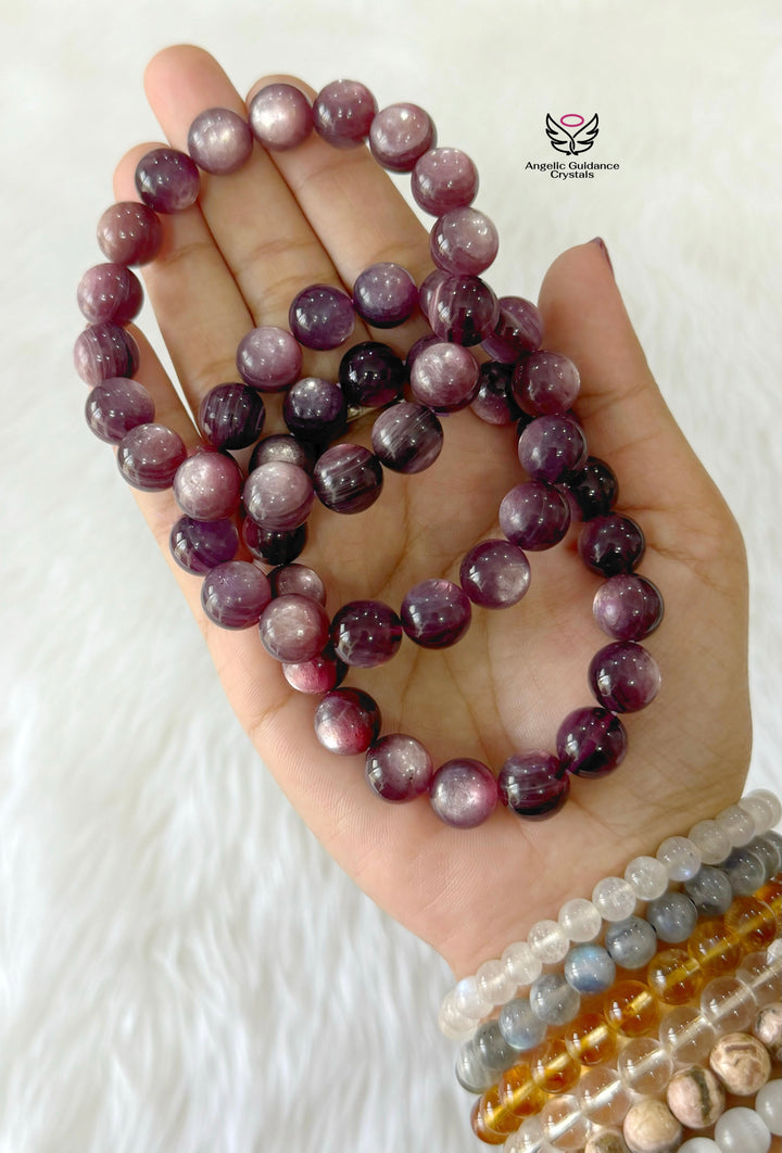 Lepidolite Bracelet Aaa