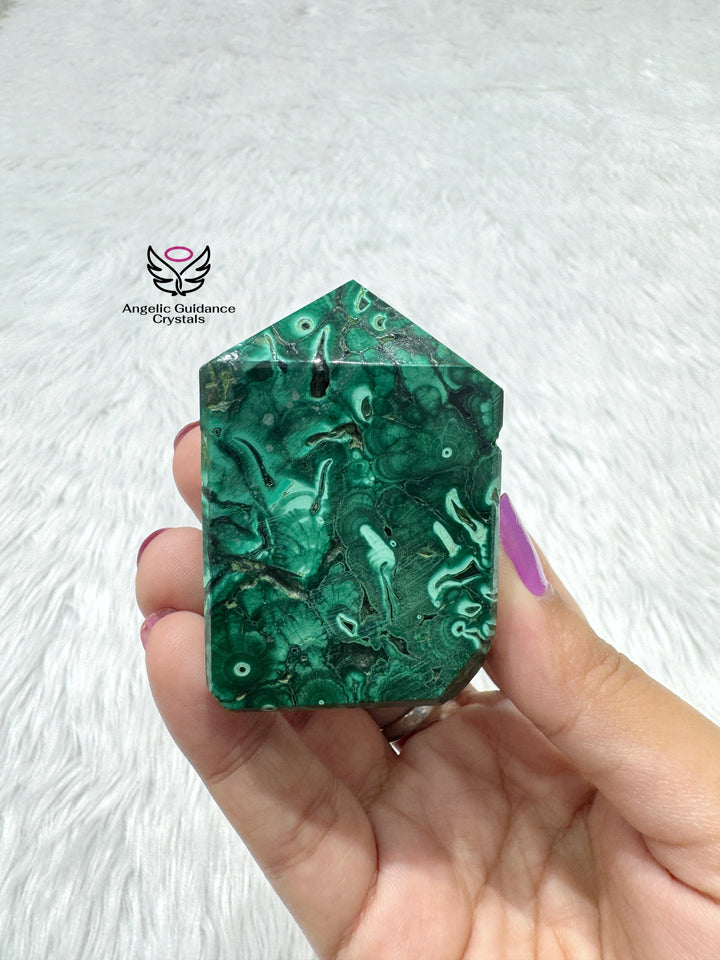 Malachite Natural Tower