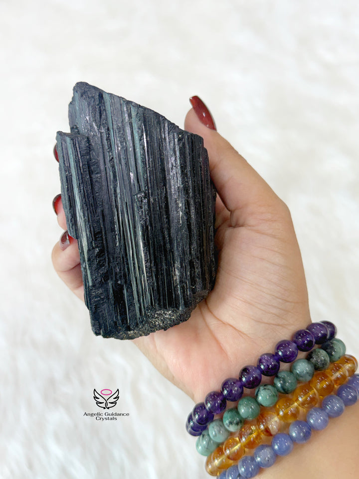 Black Tourmaline Raw Stone XLarge 3