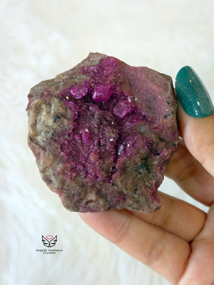 Pink Cobalto Calcite Raw Stone