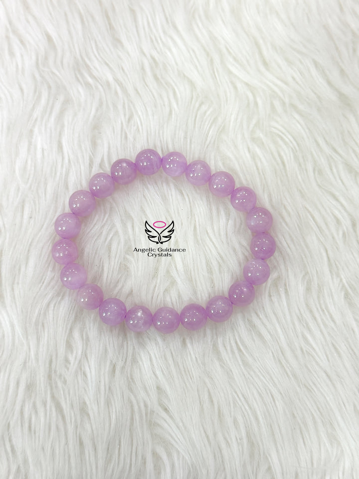 Kunzite Bracelet Aaa 9mm