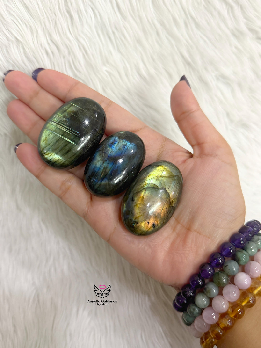 Labradorite Palmstone Small