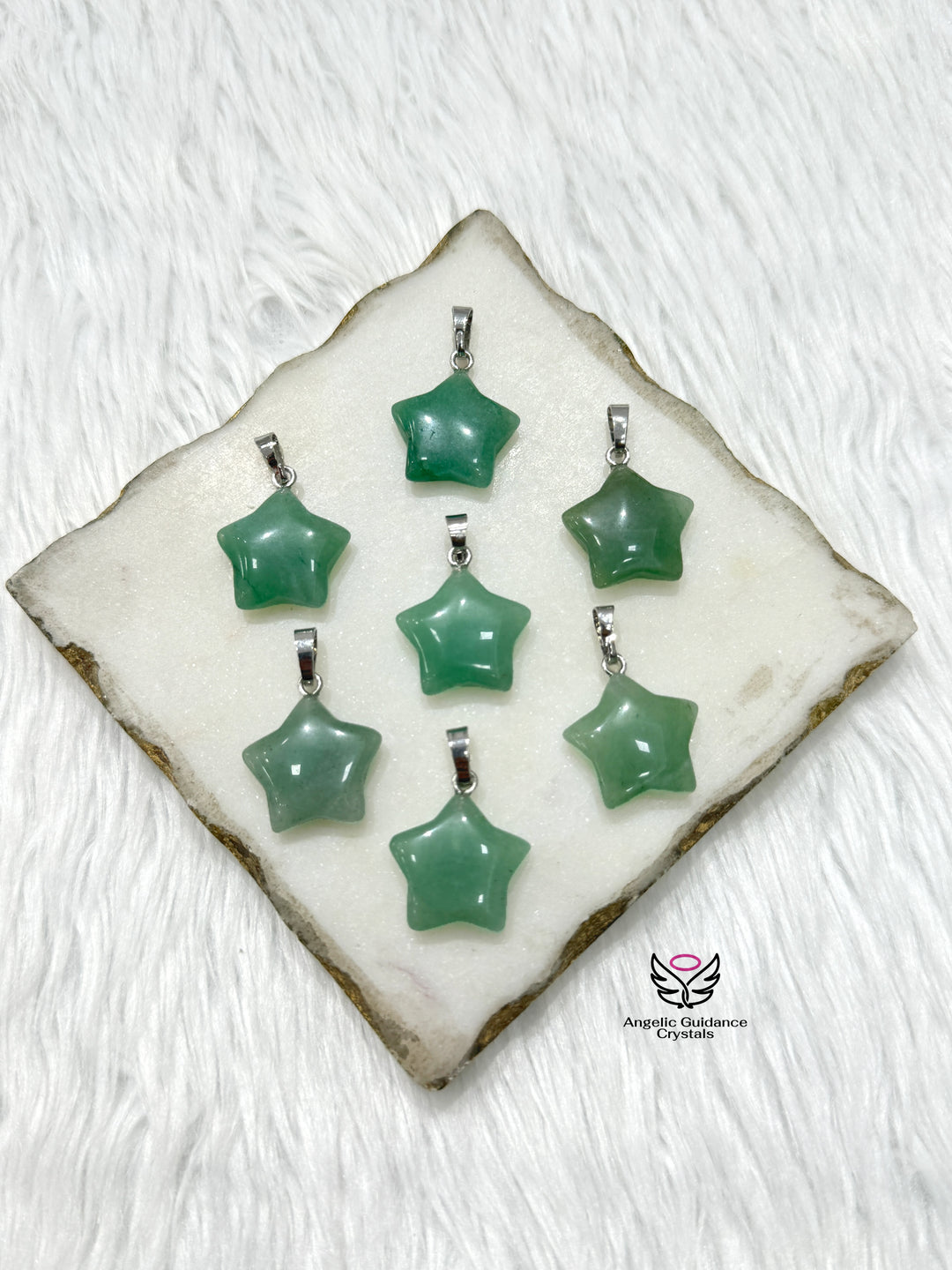 Green Aventurine Star Pendant