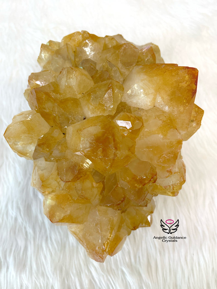 Citrine Cluster Xl Size 4