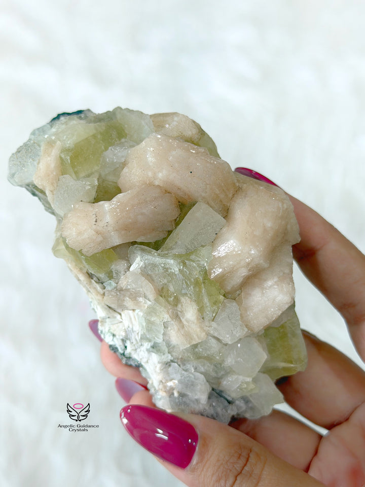 Green Apophyllite Cluster 