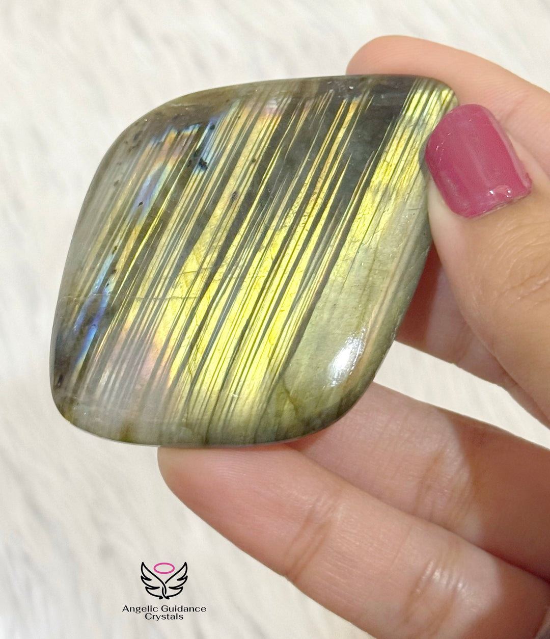 Labradorite Palm Stone 12