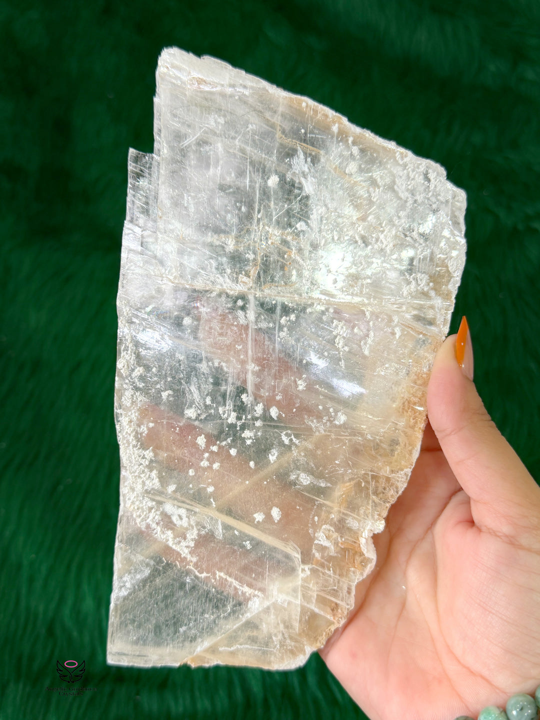 Selenite Transparent Raw Stone Xl 4