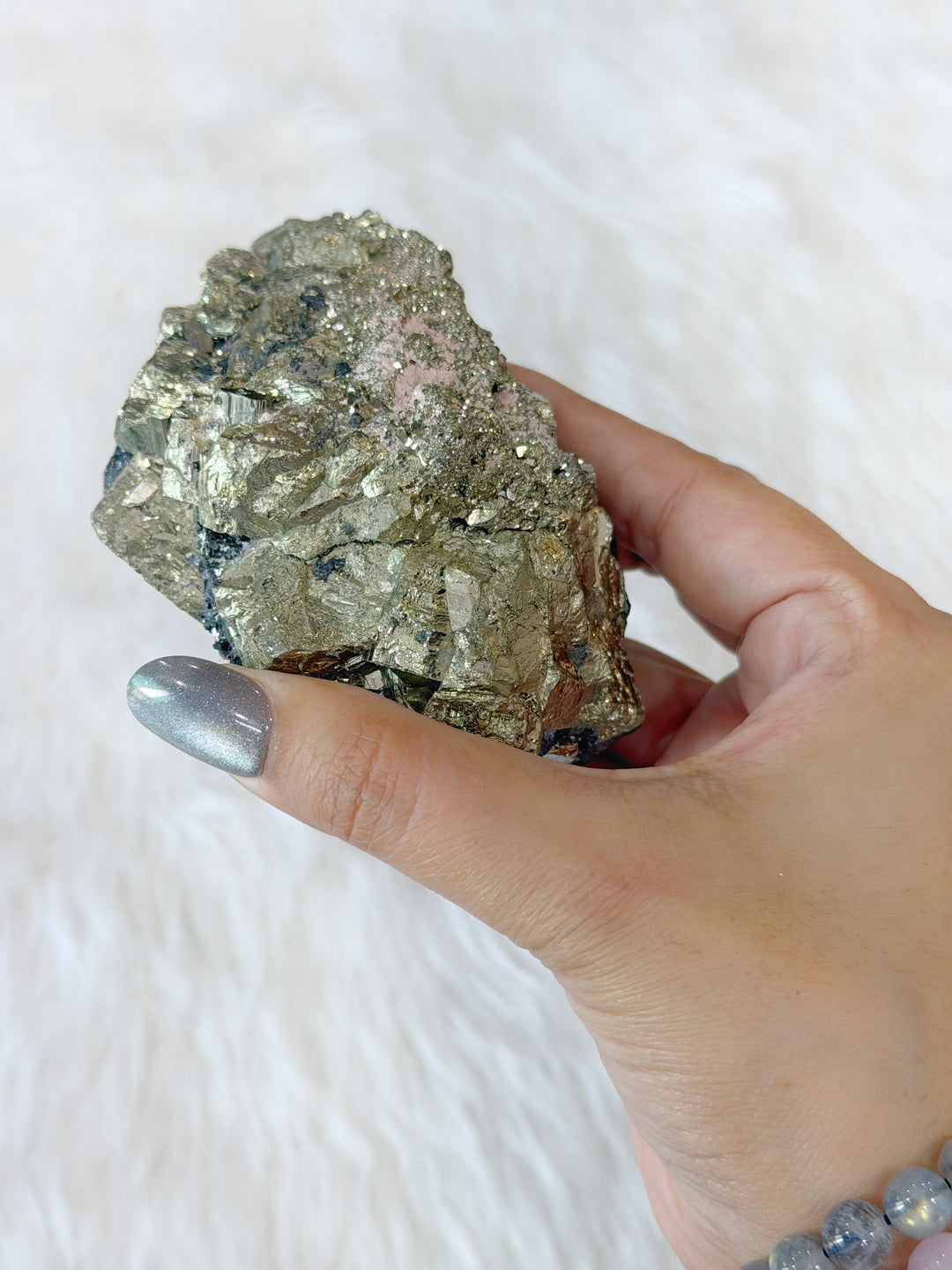 Pyrite Cubic Cluster With Sphalerite 12