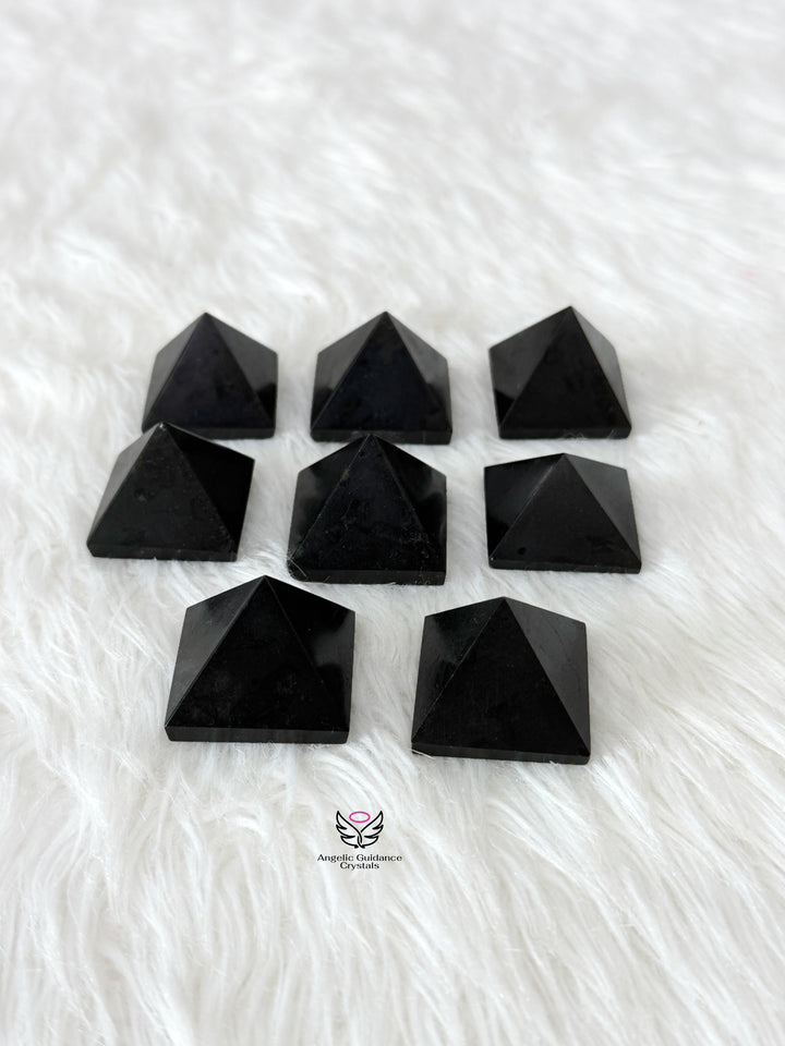 Black Tourmaline Pyramid Small
