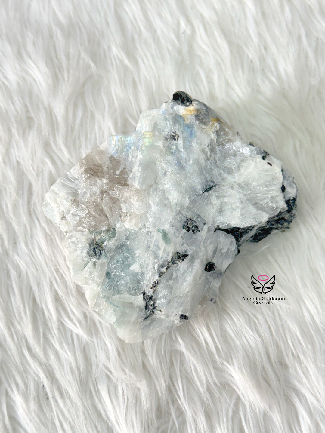 Rainbow Moonstone Raw stone Xlarge 1