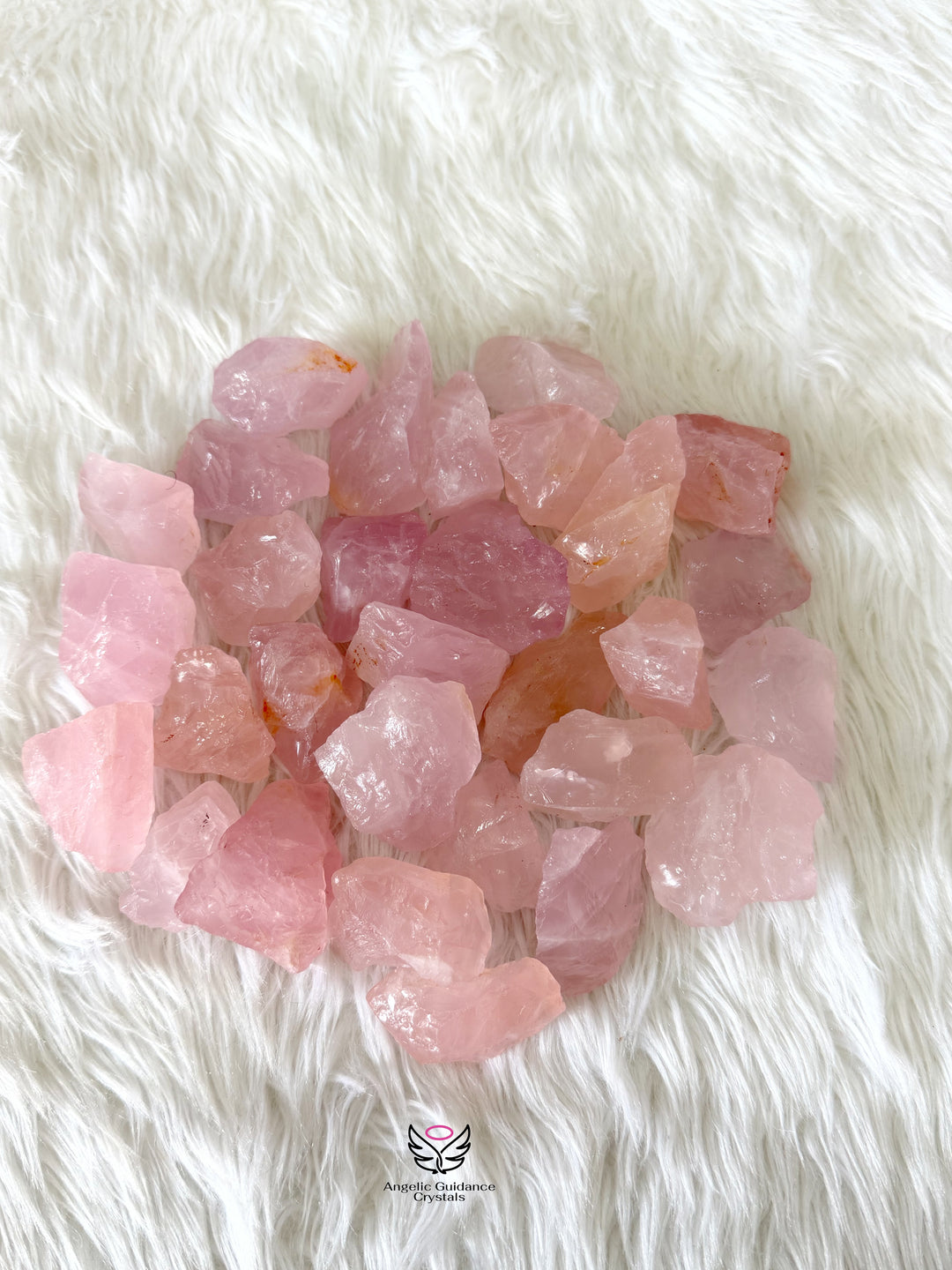 Rose Quartz Raw Stone Medium
