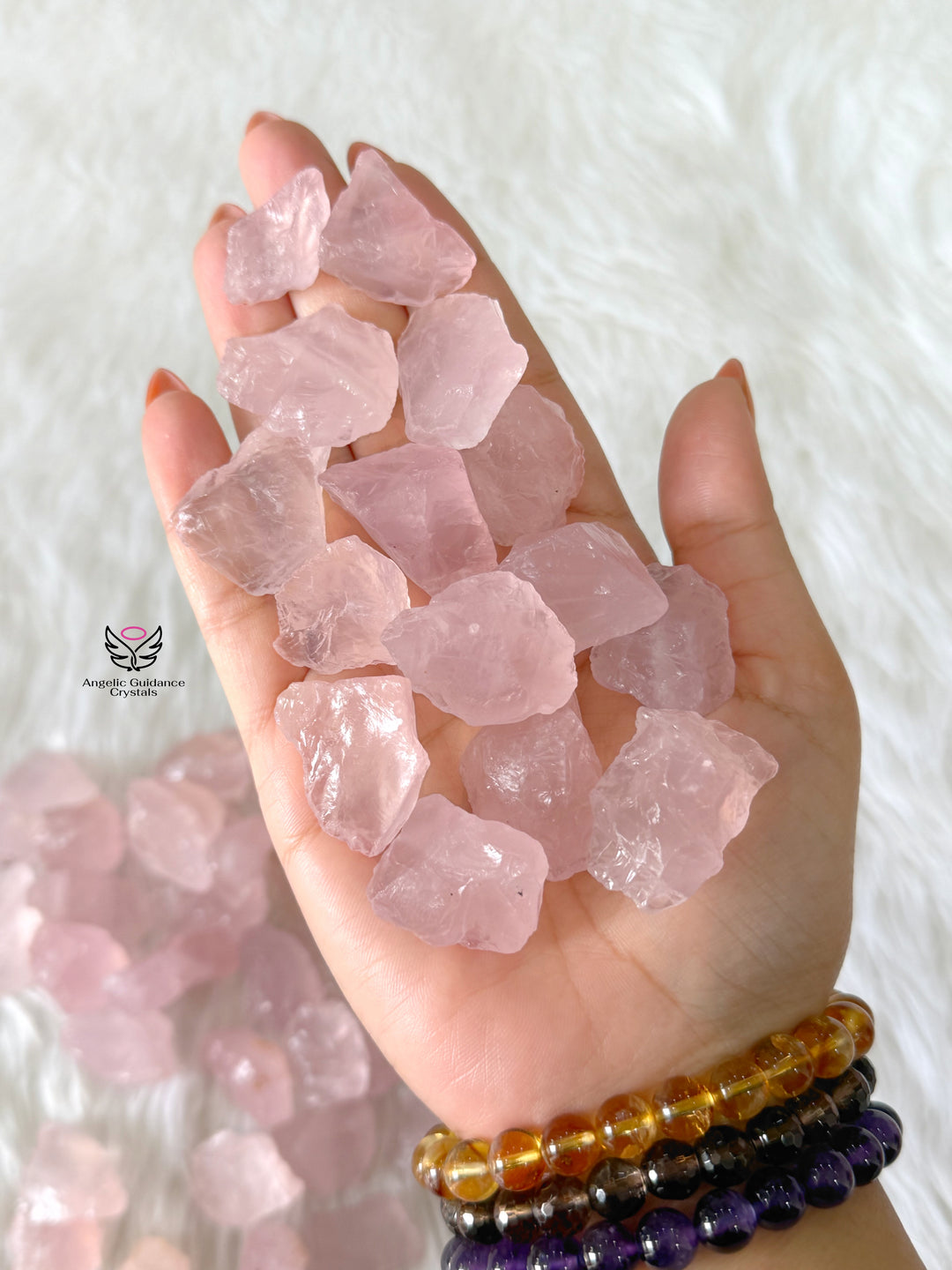 Rose Quartz Raw Stone XSmall