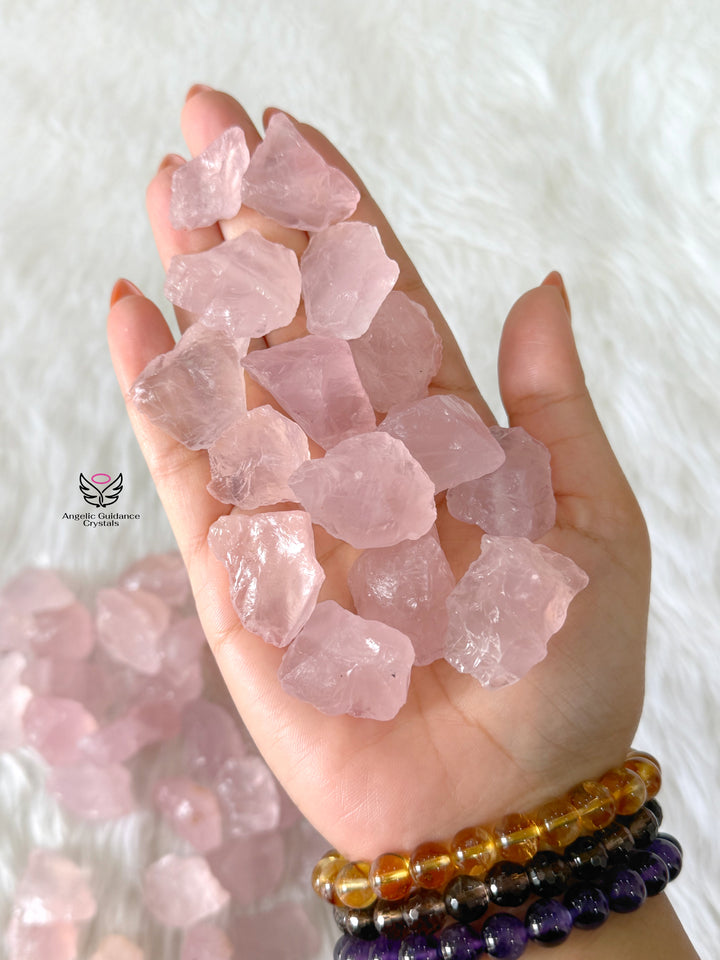 Rose Quartz Raw Stone XSmall
