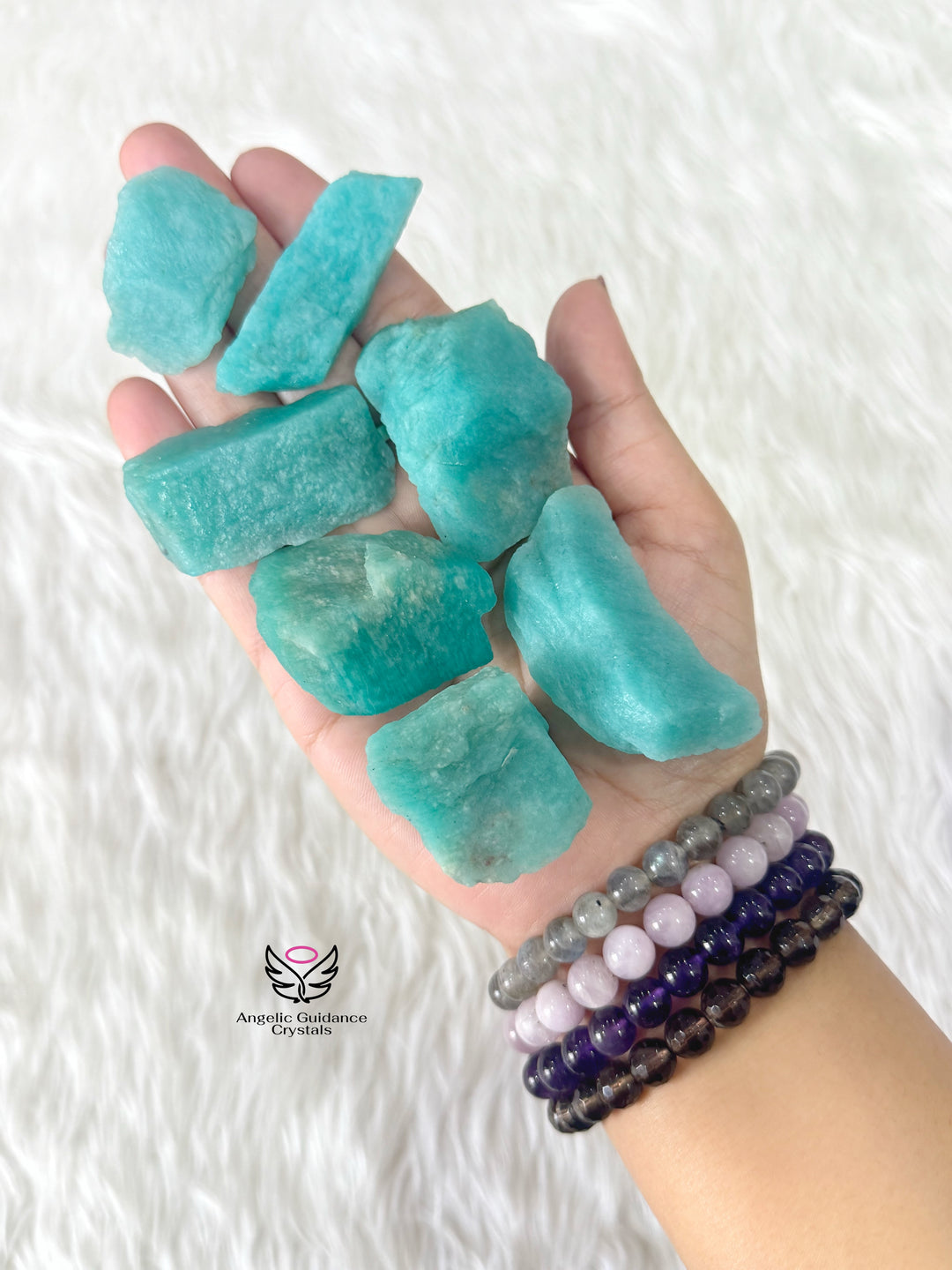 Amazonite Raw Stone Small Aaa