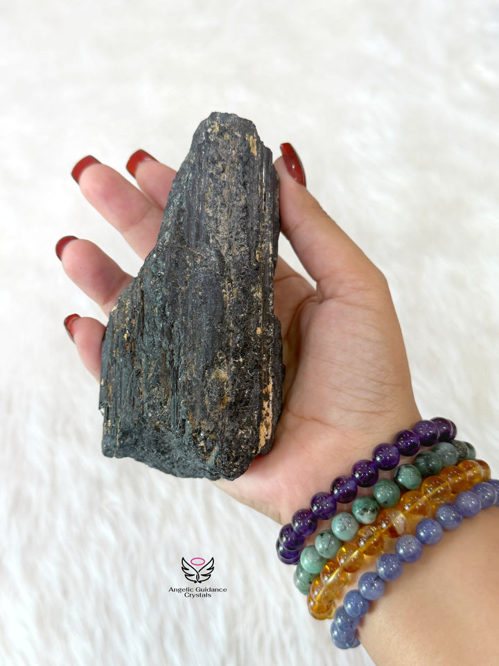 Black Tourmaline Raw Stone XLarge 6