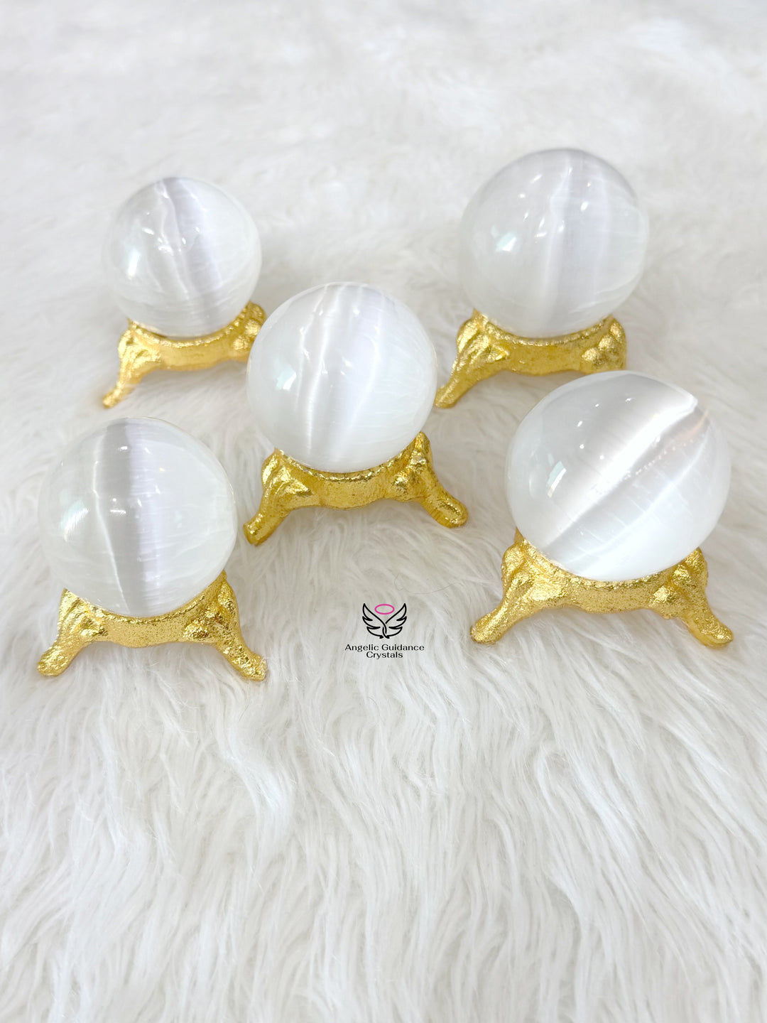 Selenite Sphere Small