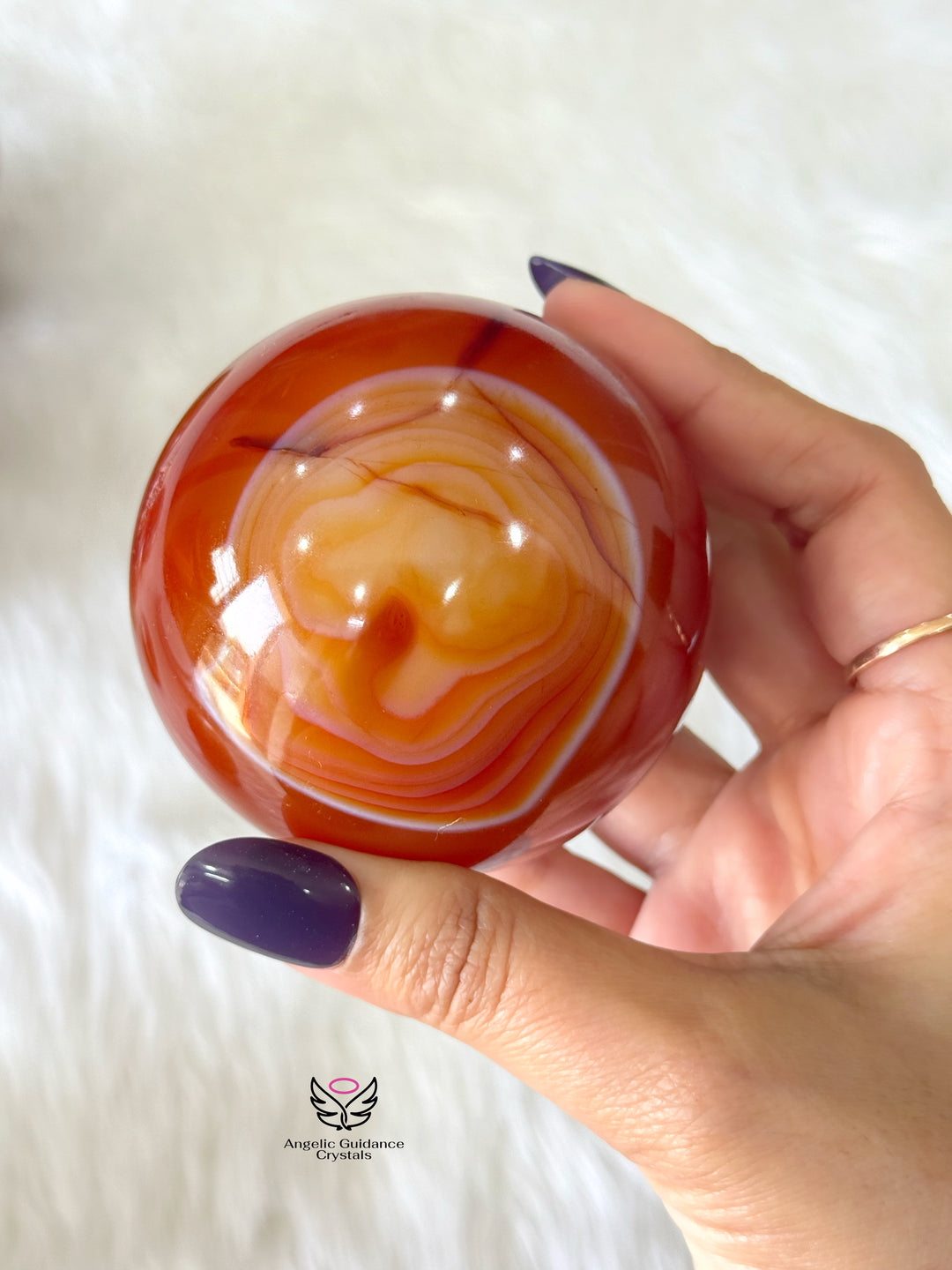Carnelian Large Sphere