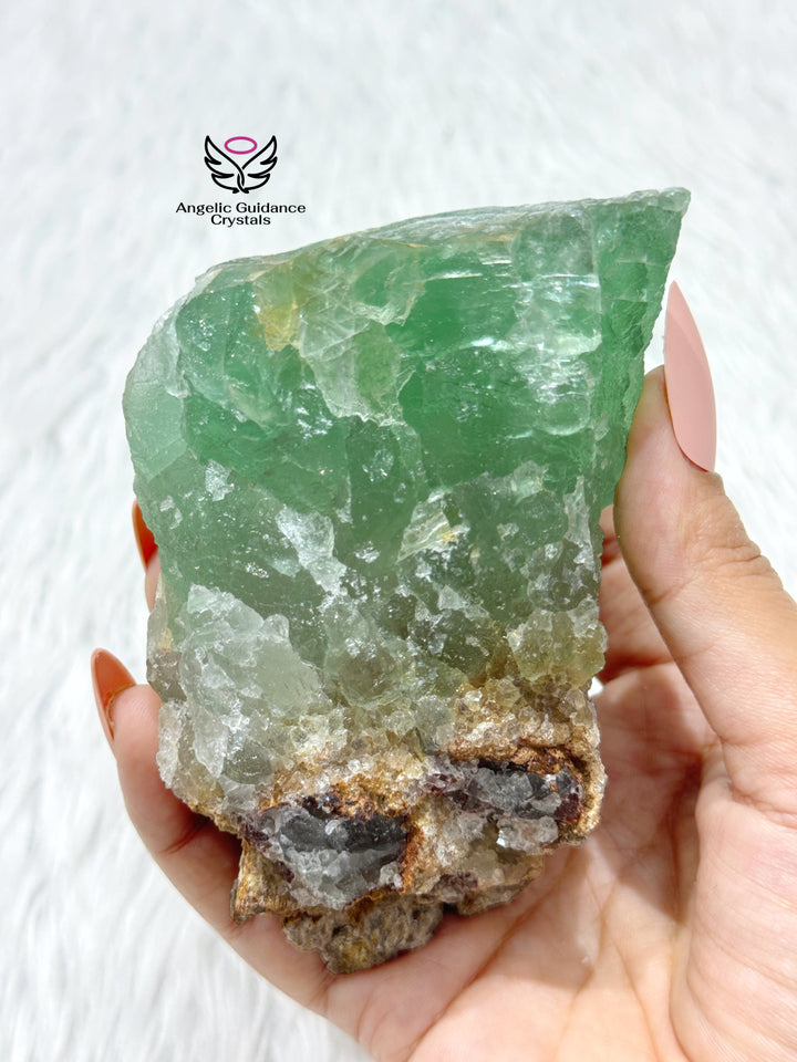 Green Fluorite Raw Stone #2