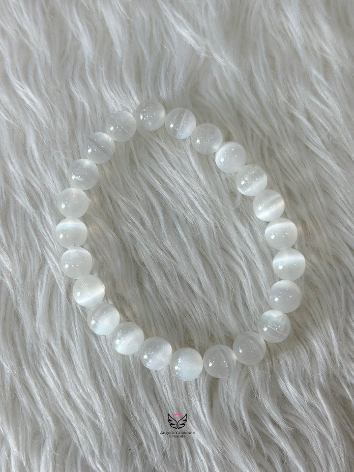 Selenite Bracelet 8mm