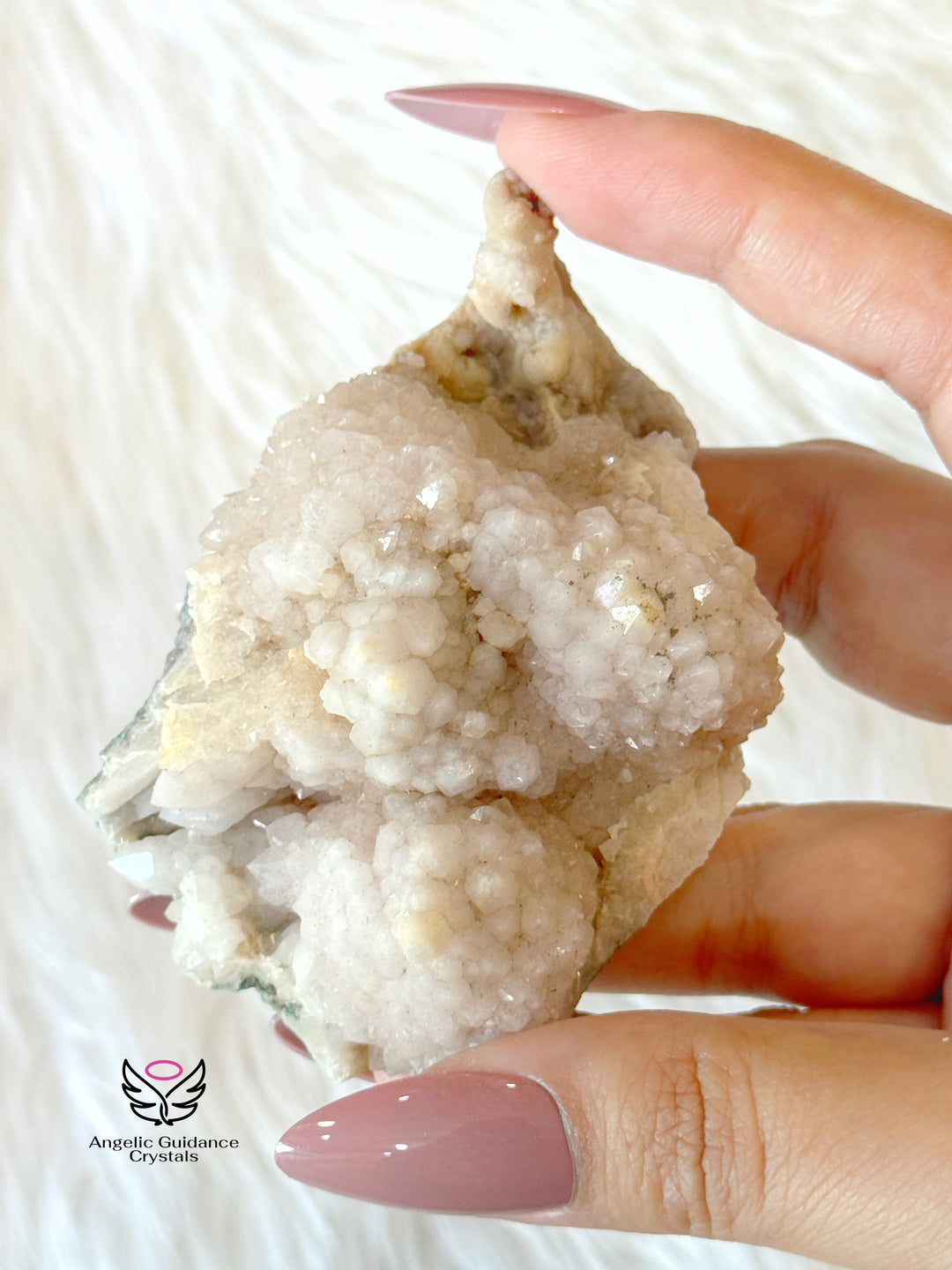 Pink Mangano Calcite Cluster