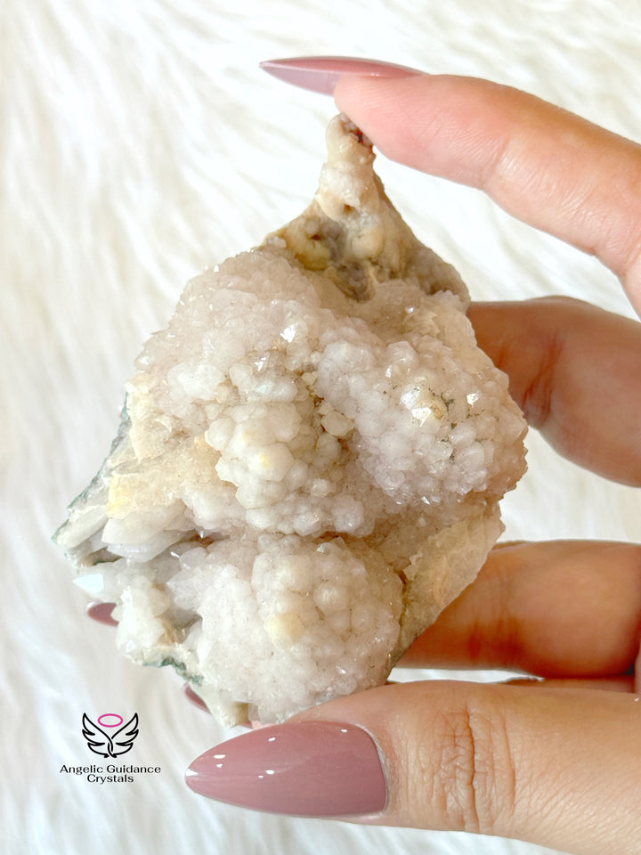 Pink Mangano Calcite Cluster